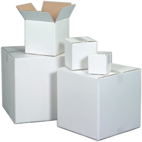 Non printed duplex box